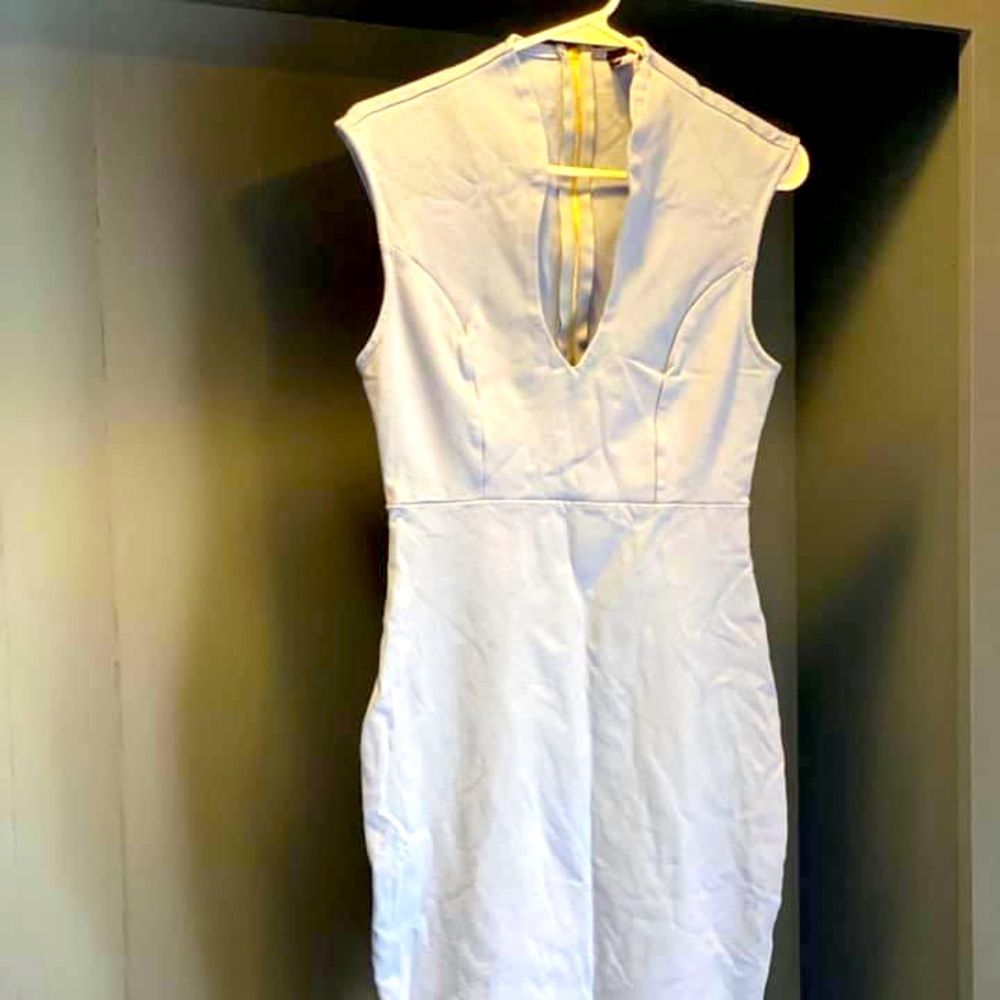 Baby blue dress